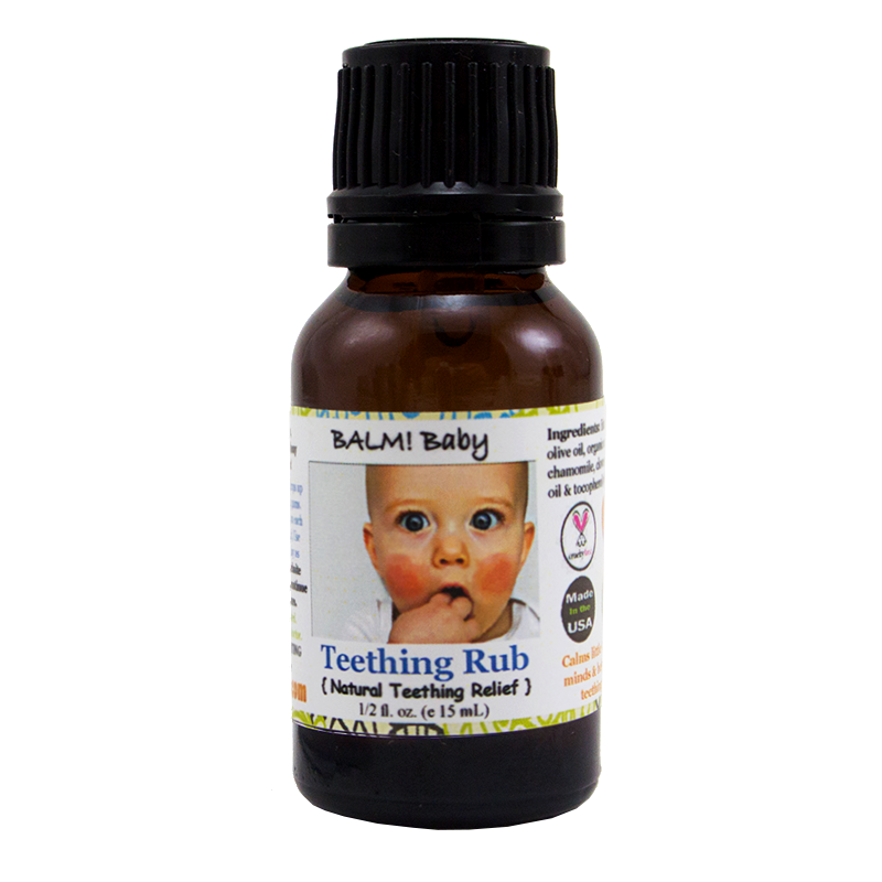 BALM! Baby Teething Rub Natural Herbal Topical Rub