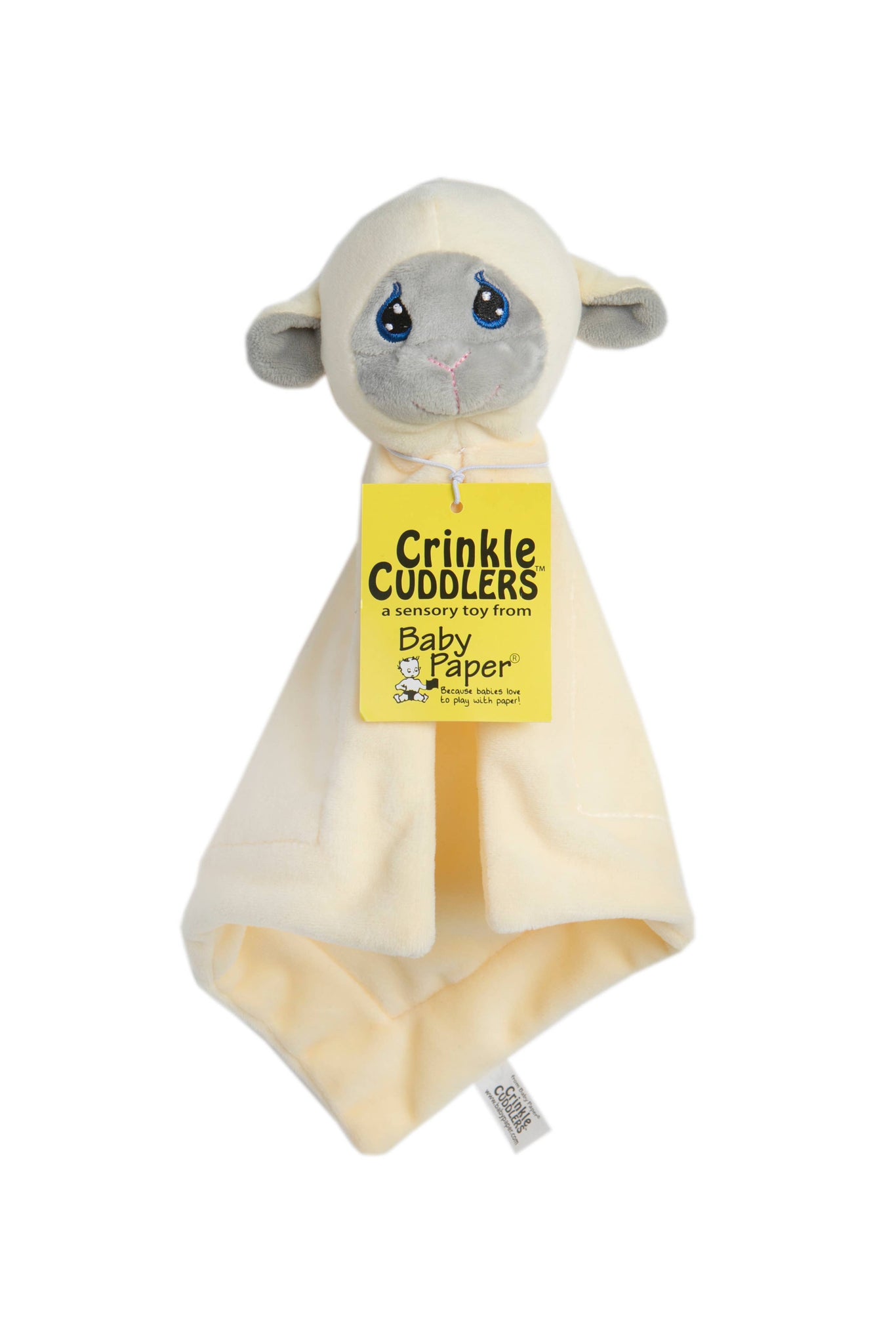 Baby Paper Lamb Crinkle Cuddler