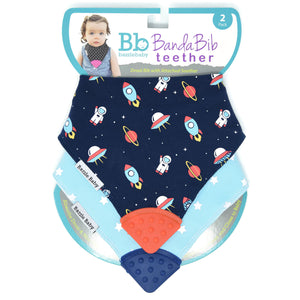 Bazzle Baby - Banda Bib Teether 2-Pack