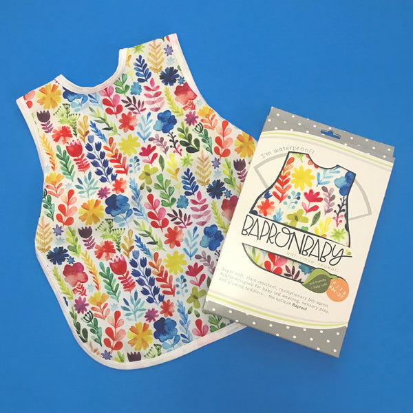 BapronBaby - Rainbow Watercolor Floral Bapron