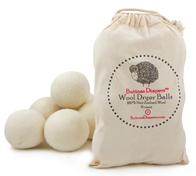 Buttons Wool Dryer Balls