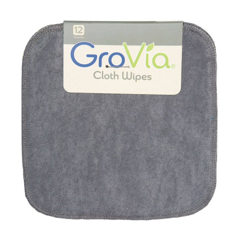 GroVia Modern Diapers - Reusable Cloth Wipes - Cloud
