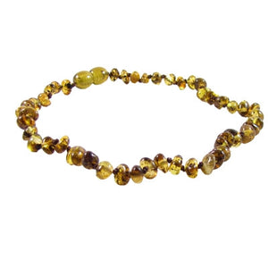 pear amber necklace