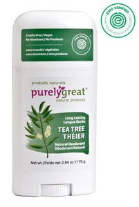 Purelygreat - Stick Deodorant - Tea Tree