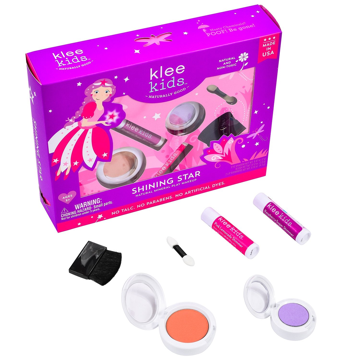 Klee Naturals Shining Star Natural Play Makeup 4-PC Kit