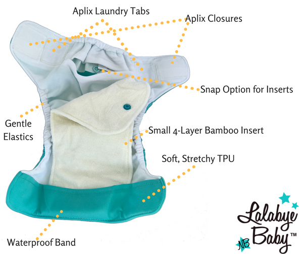 Lalabye Baby Newborn Cloth Diaper