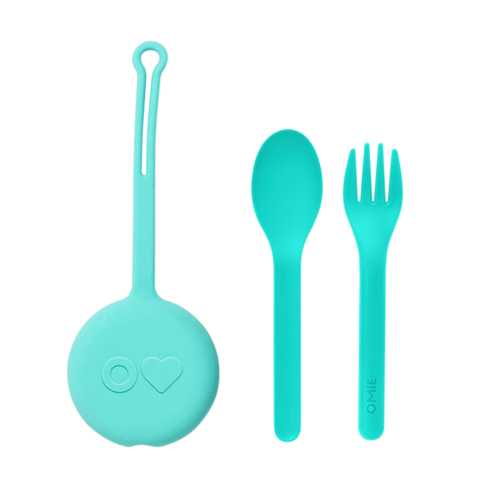 OmieLife Fork, Spoon + Pod Set