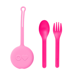 OmieLife Fork, Spoon + Pod Set