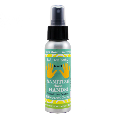 BALM! Baby SANITIZE those HANDS! Natural Hand Sanitizer w/ Moisturizer - 2.7oz