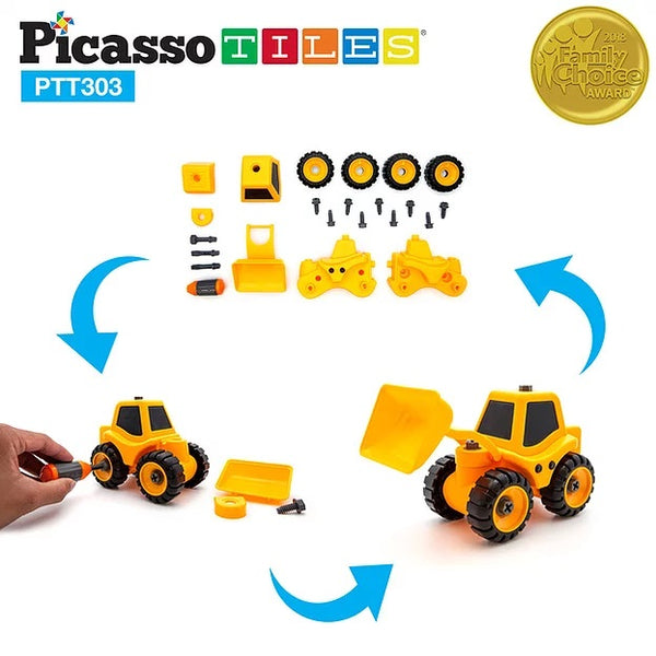 PicassoTiles 3 in 1 Take A Part Toy