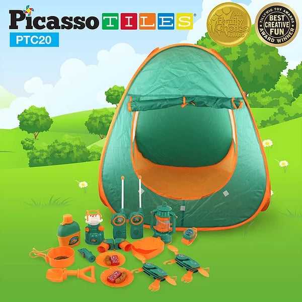 PicassoTiles  20 Piece Camp Set