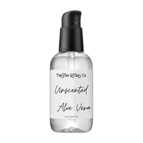 Twisted Sisters Co. Unscented Aloe Hand Sanitizer