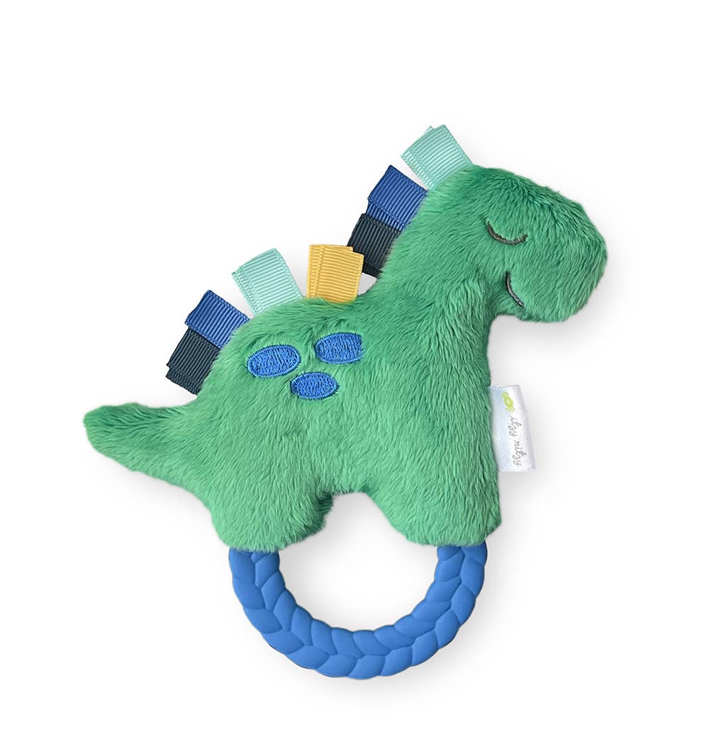 Itzy Ritzy - Ritzy Rattle Pal™ Plush Rattle Pal with Teether