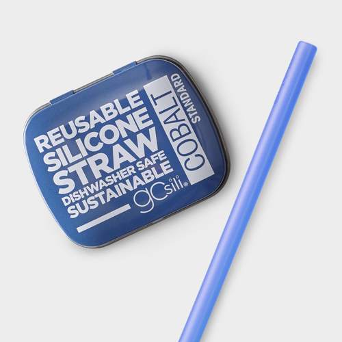 GoSili Standard Silicone Straw with Tin