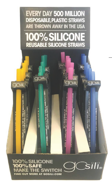 GoSili - Silicone Single Straws