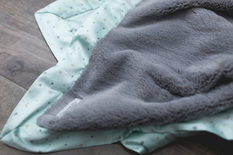 Saranoni Receiving Lush/Satin Back Blankets