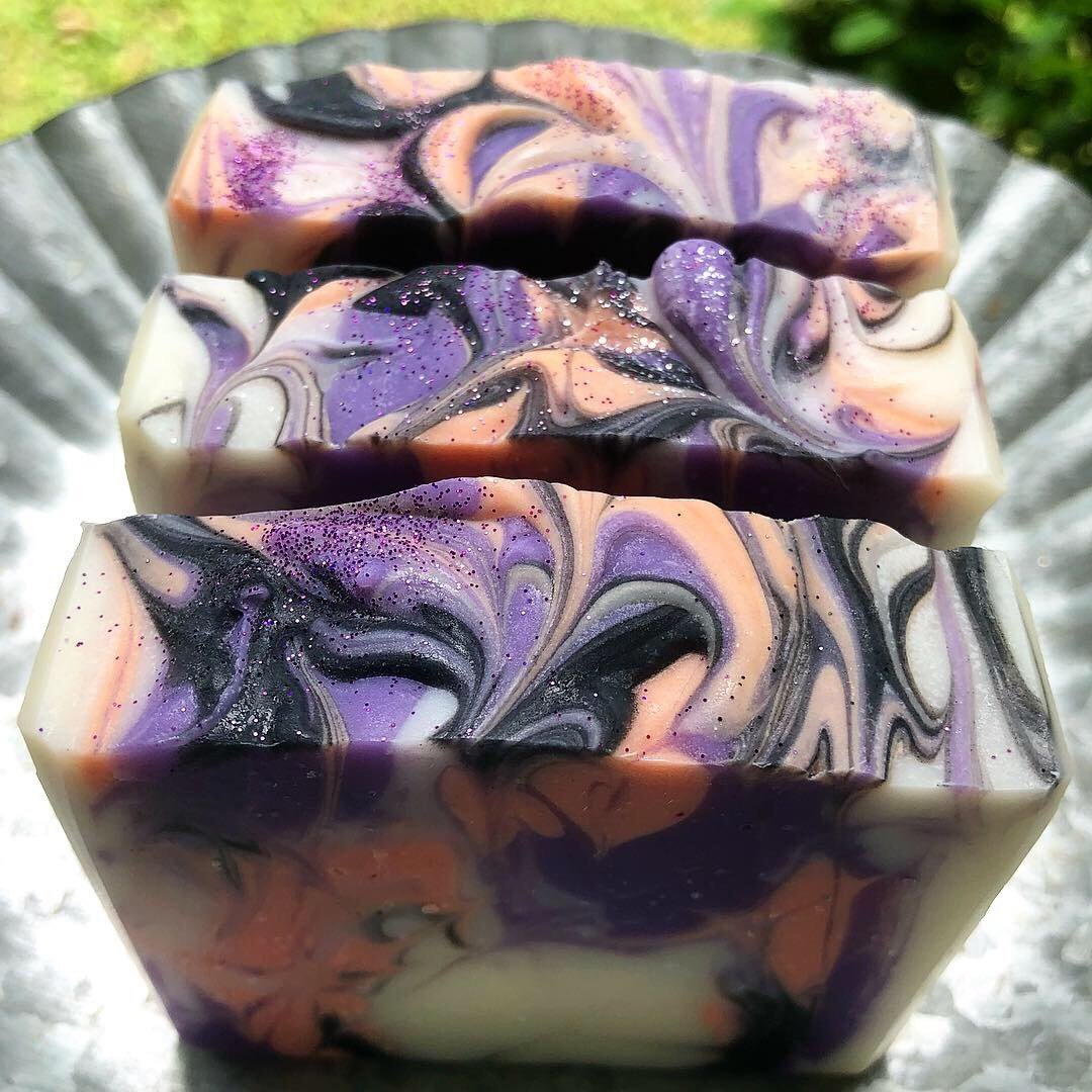 The Confectionery Sweet Soap- Jackson Pollack Lavender Mist