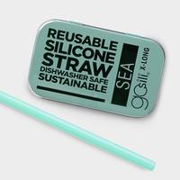 GoSili Extra Long Straw with Tin