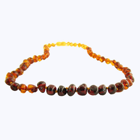 rainbow amber necklace