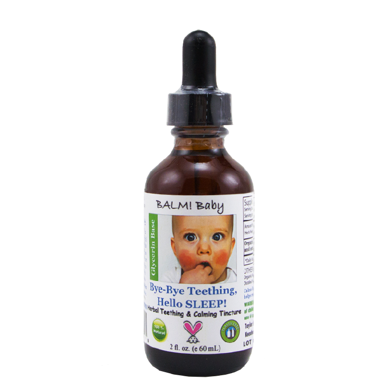 BALM! Baby Bye Bye Teething Hello SLEEP! Natural Teething Tincture