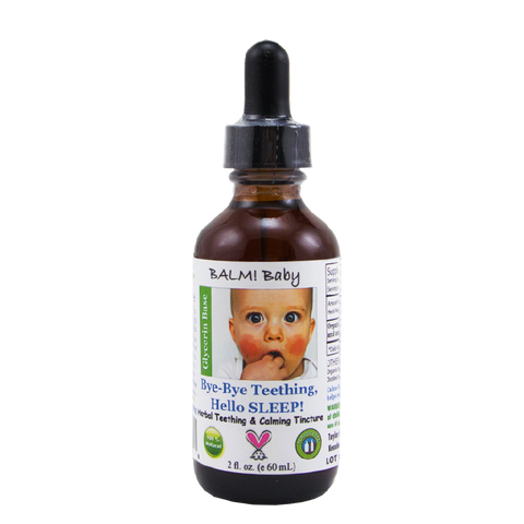 BALM! Baby Bye Bye Teething Hello SLEEP! Natural Teething Tincture