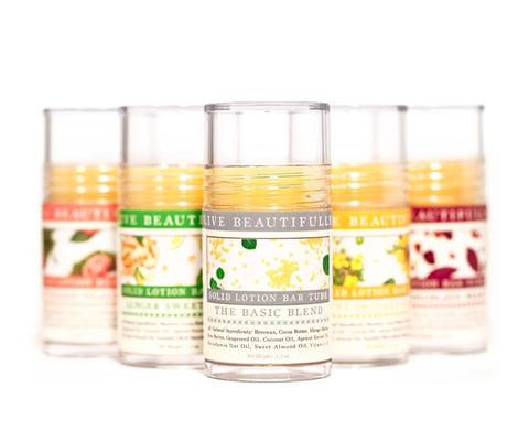 Live Beautifully Solid Lotion Bars